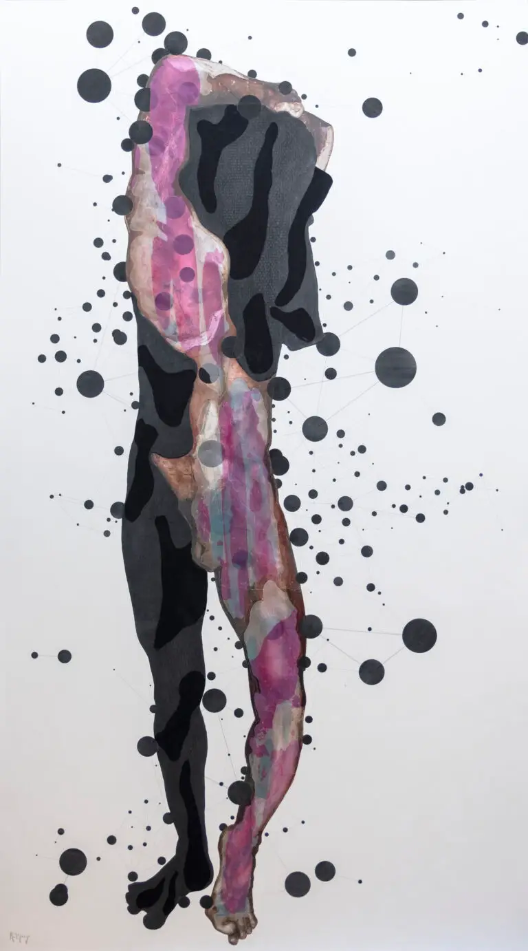 Atlante III 2021 5x9 ft Oil and mixed media on canvas