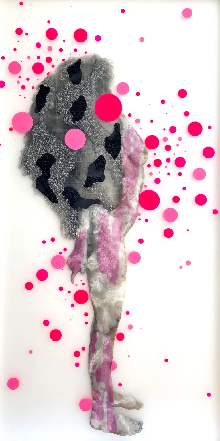 Atlante IV 2002 oil and mixed media on resin
